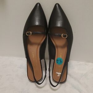 Chinese Laundry Black Pointed Flats